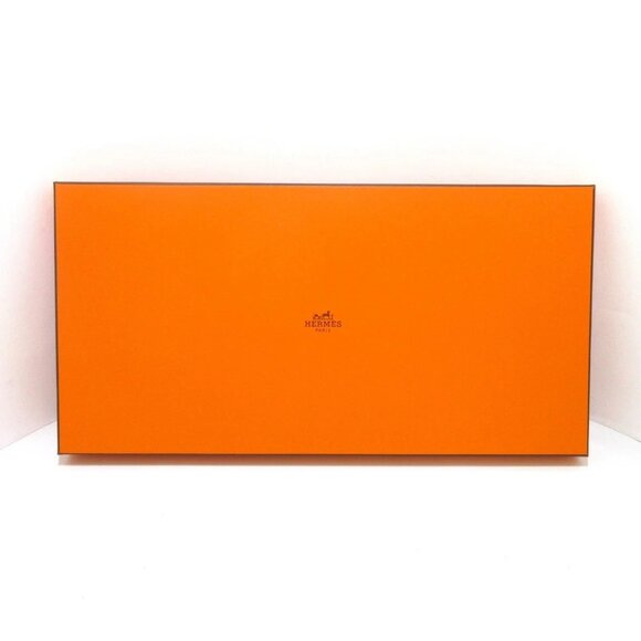 HERMES Carrejean/Shawl Carre 140 H243870S Yellow Brown White Cashmere Silk - Picture 9 of 9